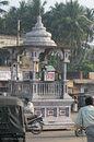 Manual Traffic "Light" in the center of Puri