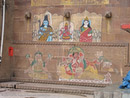Murals at Ghants in Varanasi