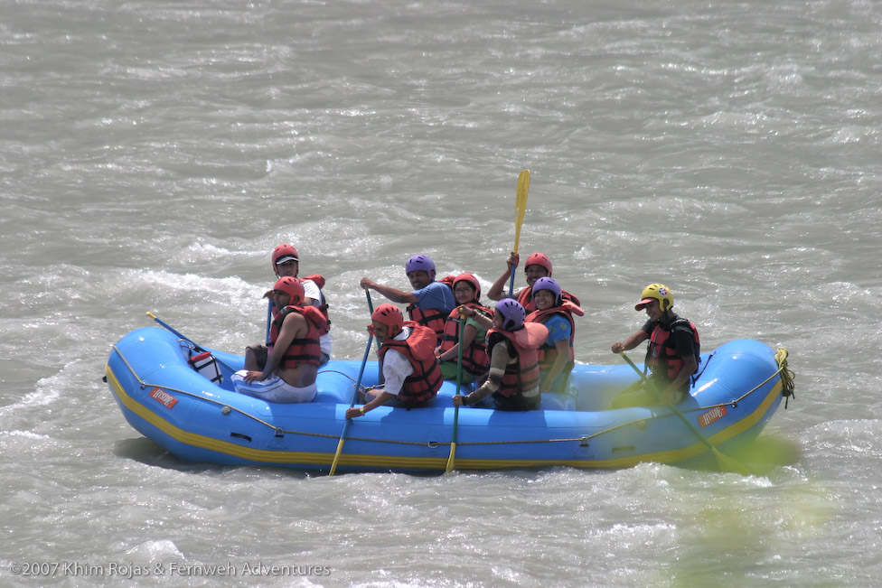 Rafting near Pokhara