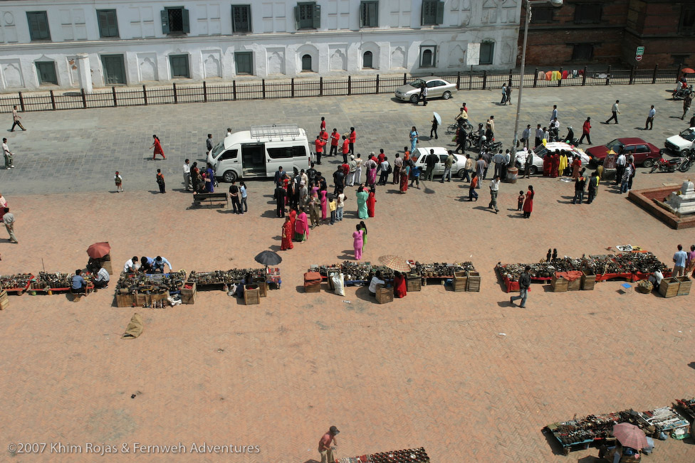 Durbar Marg, Basantapur square