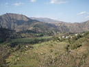 Landscape on the way to Pokhara